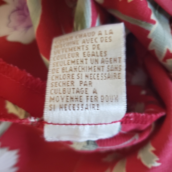 EP Pro Red Floral Golf Skort size 6 Chinoiserie - Picture 14 of 14